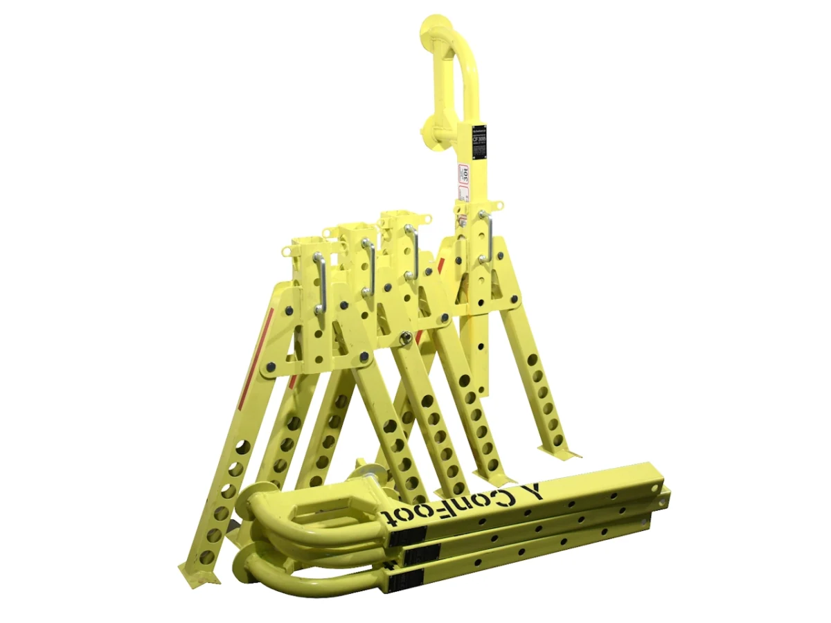 Jeu de 4 béquilles pour containers maritimes – Image 2