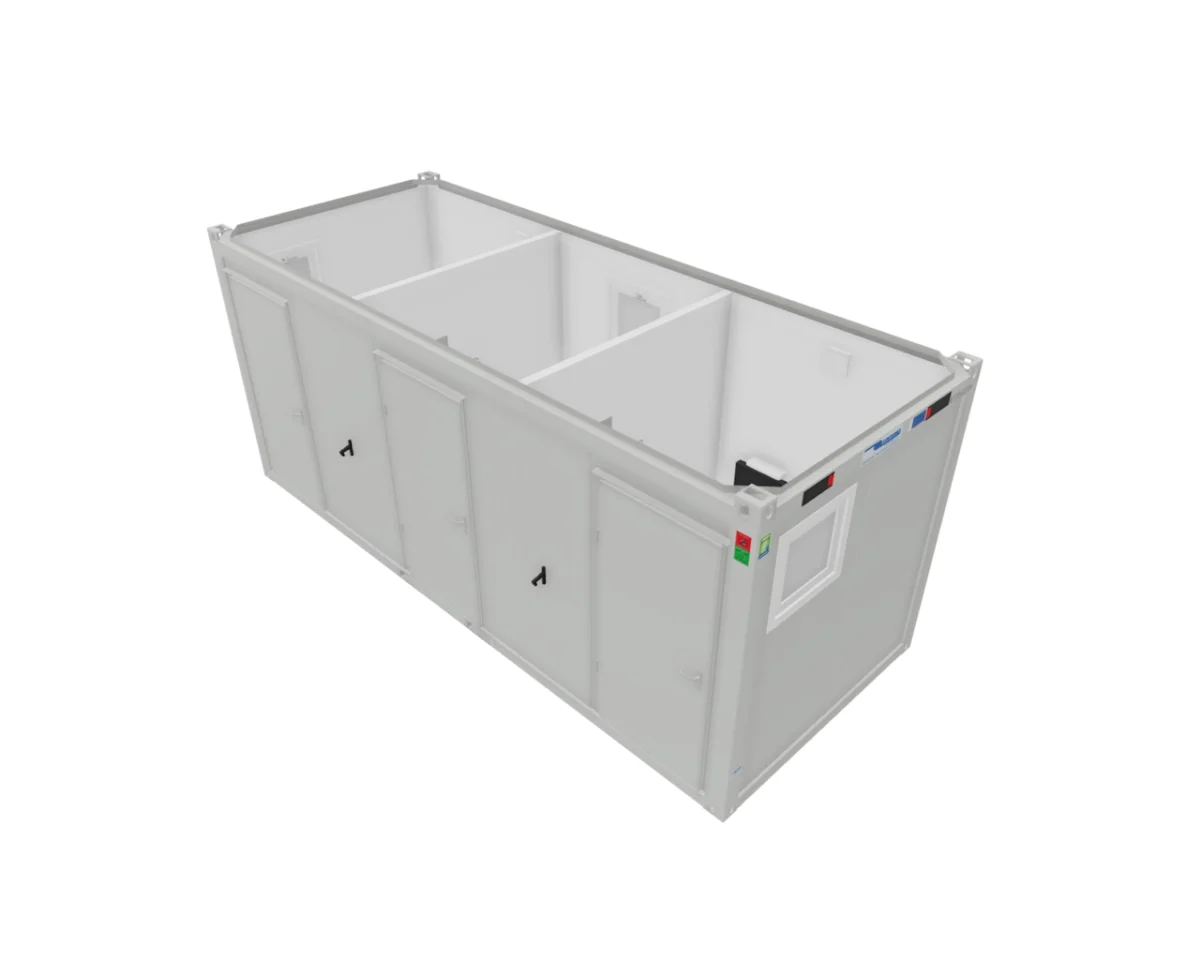 Bungalow toilettes 3 WC accès PMR 14,7 m² [20 pieds] – Image 1