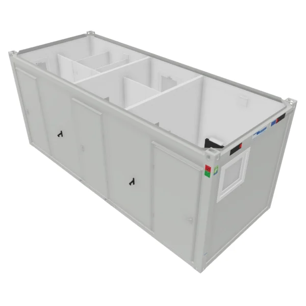 Bungalow toilettes accès PMR 14,7 m² : 5 WC [20 pieds]