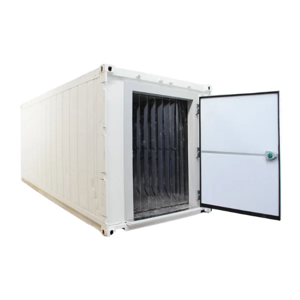 Container maritime frigorifique d’occasion aménagé en chambre froide