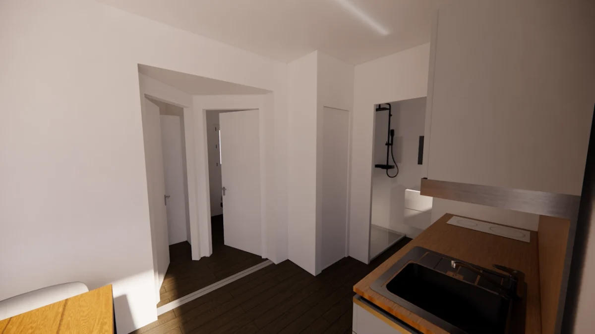 Studio en container 23 m² Lil Robin’s house – Image 13