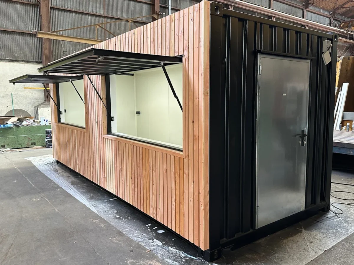 Snack en container 20 pieds – 2 auvents latéraux – Image 5