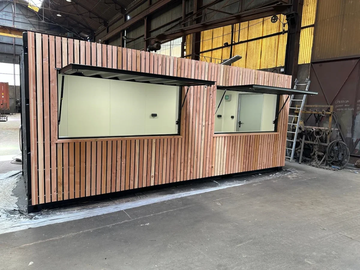 Snack en container 20 pieds – 2 auvents latéraux – Image 6