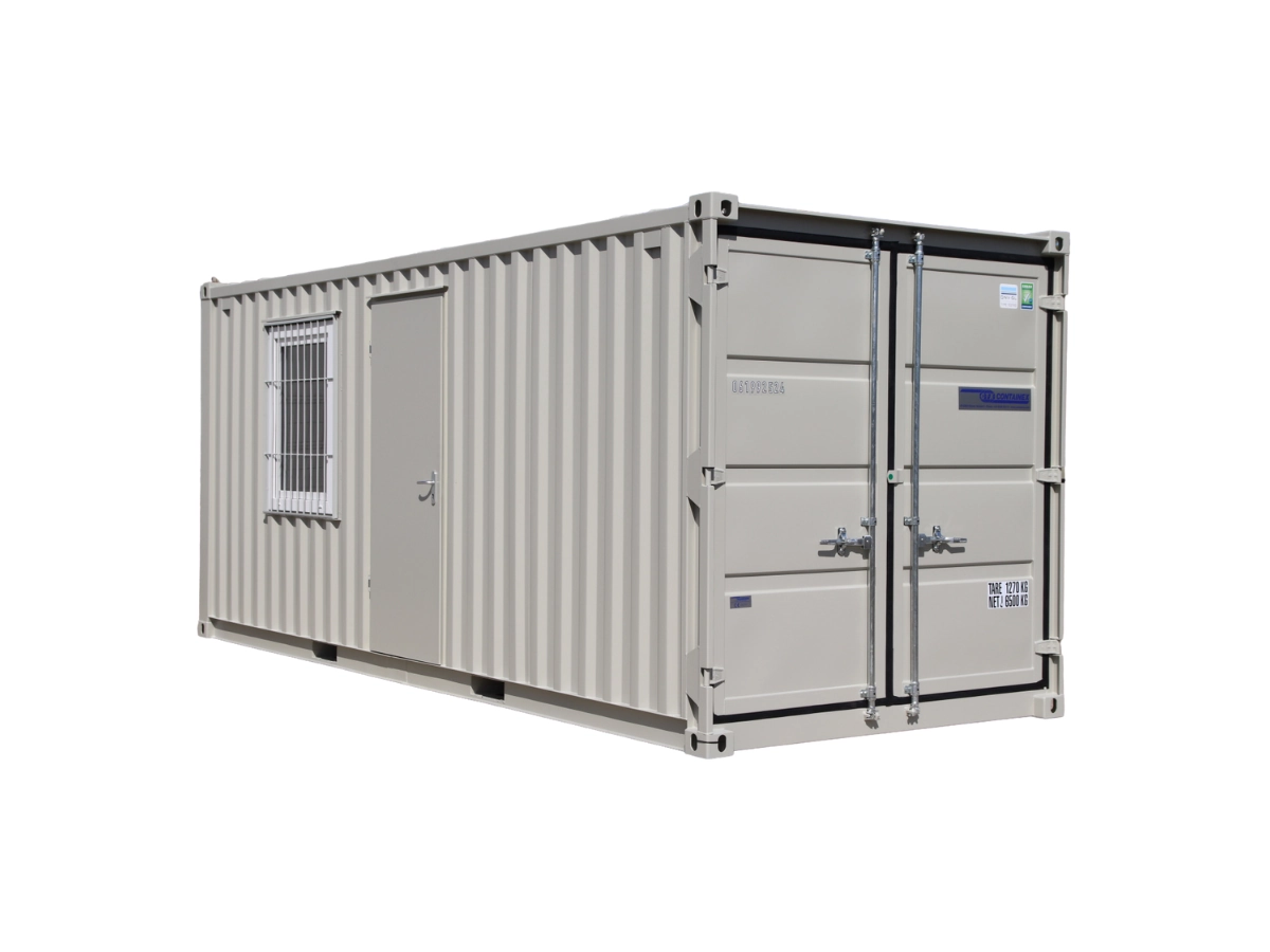 Conteneur-20-pieds-amenage-en-atelier-1.webp Conteneur 20 pieds aménagé en atelier – Image 1