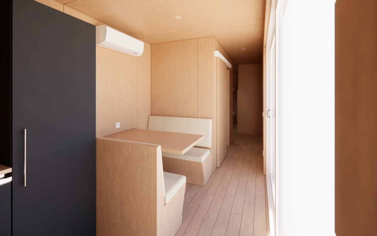 Studio container ECOLOGIA 40 pieds 23 m² habitables [2 chambres] – Image 8