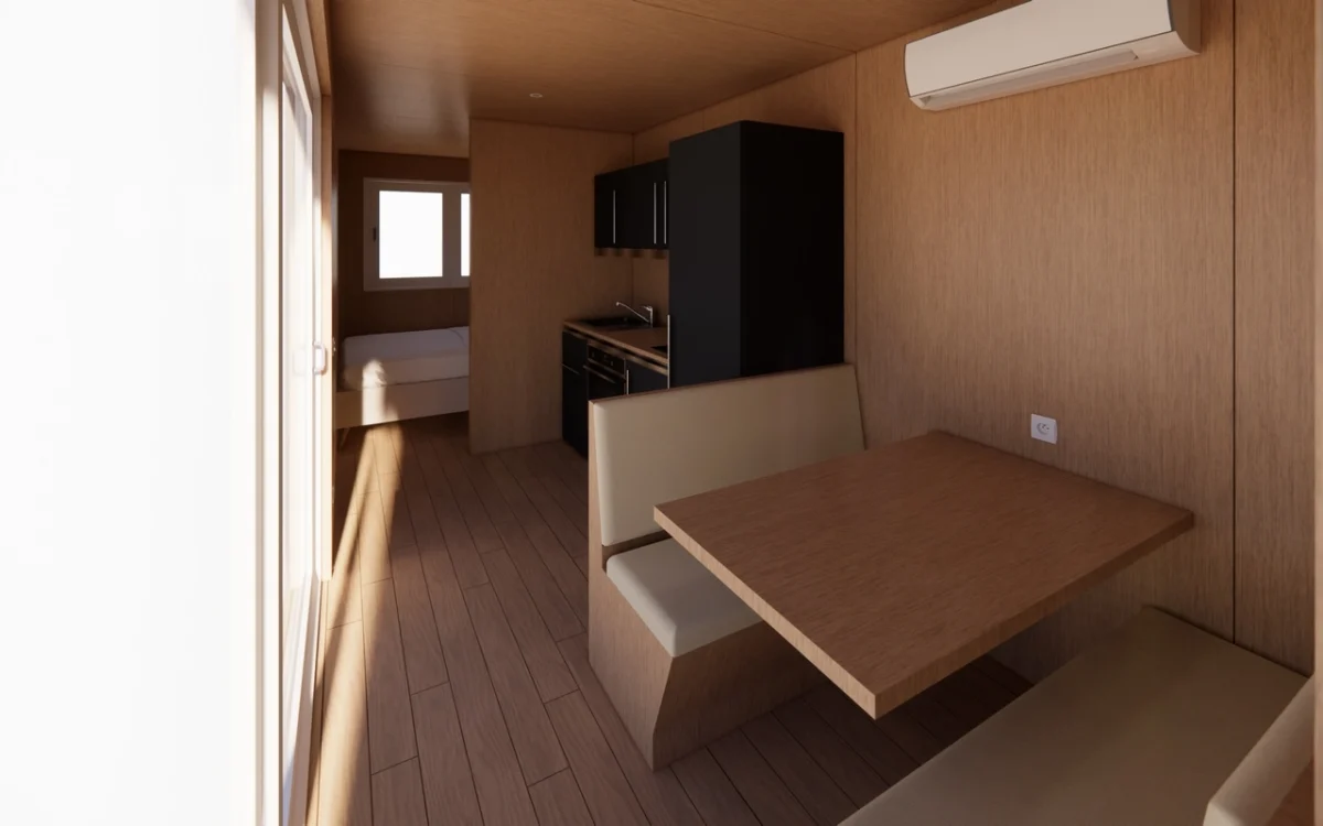 Studio container ECOLOGIA 40 pieds 23 m² habitables [2 chambres] – Image 12
