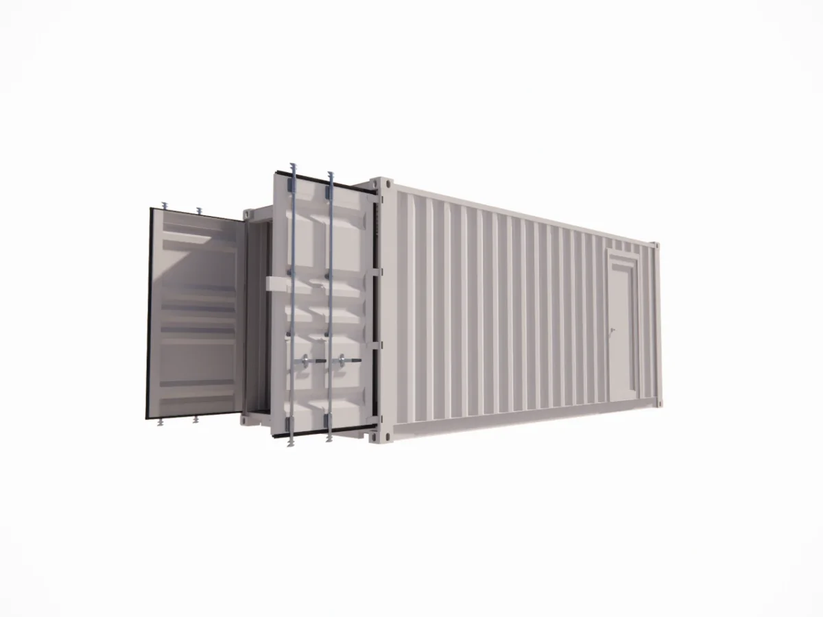 Bureau en container 20 pieds avec espace de stockage – Image 2