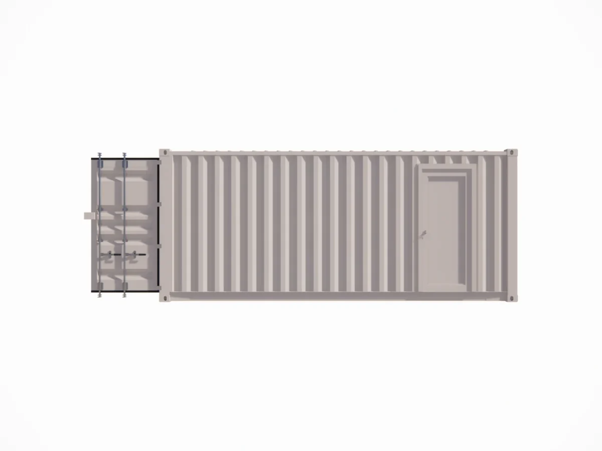 Bureau en container 20 pieds avec espace de stockage – Image 3