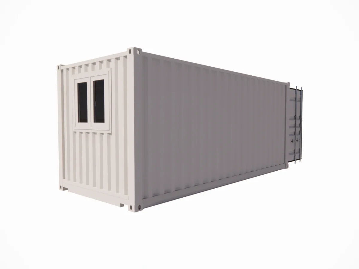 Bureau en container 20 pieds avec espace de stockage – Image 4