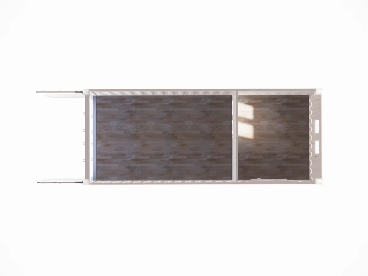 Bureau en container 20 pieds avec espace de stockage – Image 6