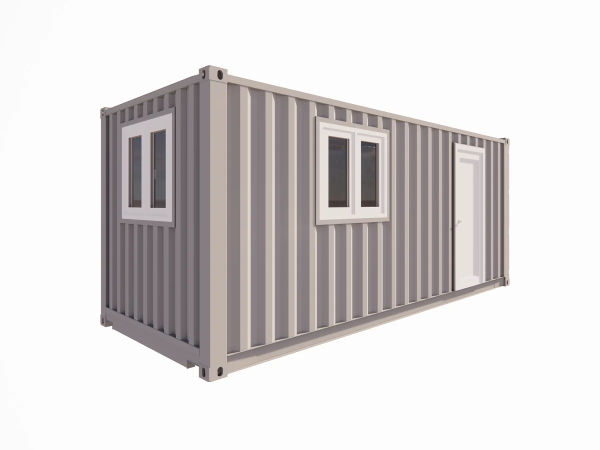 Salle de pause avec kitchenette 13 m² en container 20 pieds – Image 2
