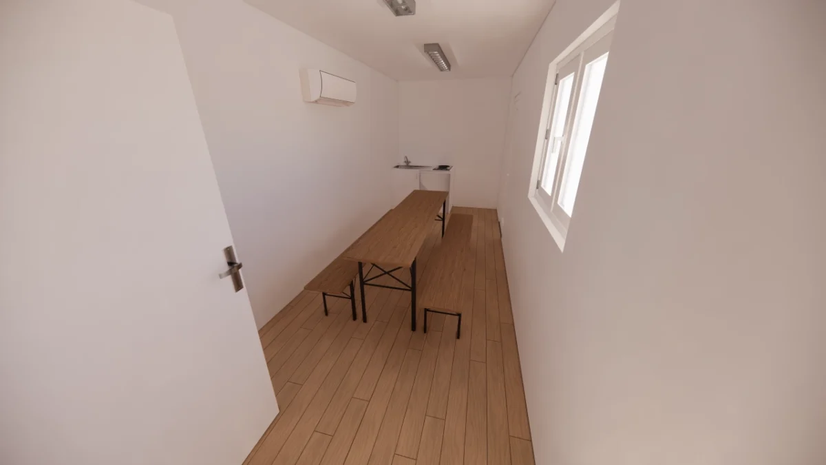 Bureau et salle de pause avec kitchenette 28 m² en container 40 pieds – Image 11