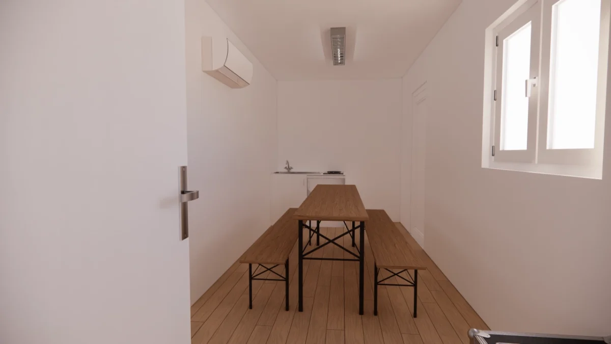 Bureau et salle de pause avec kitchenette 28 m² en container 40 pieds – Image 7