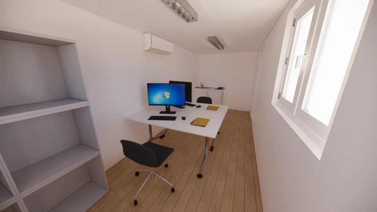 Bureau et salle de pause avec kitchenette 28 m² en container 40 pieds – Image 12