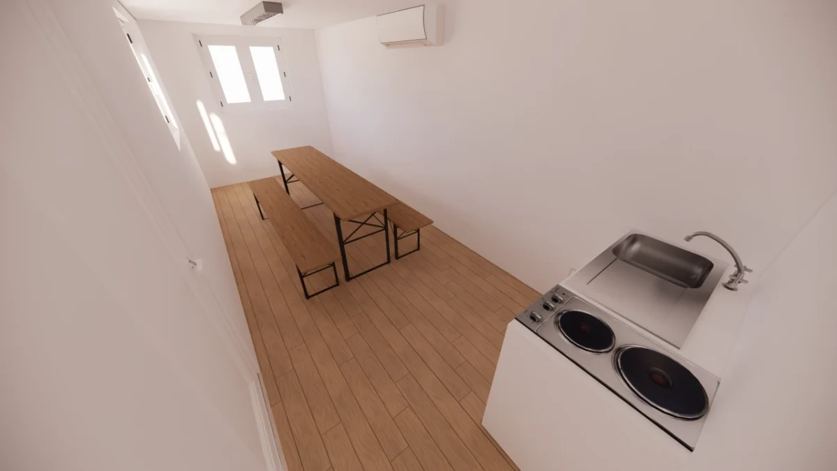 Bureau et salle de pause avec kitchenette 28 m² en container 40 pieds – Image 8