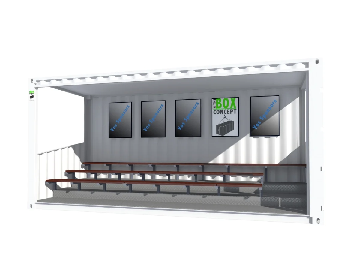 Tribunes 35 places en container de 20 pieds – Image 2
