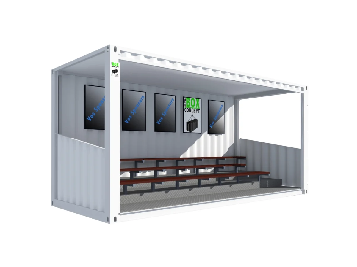 Tribunes 35 places en container de 20 pieds – Image 1