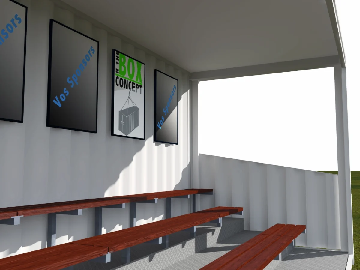 Tribunes 35 places en container de 20 pieds – Image 3