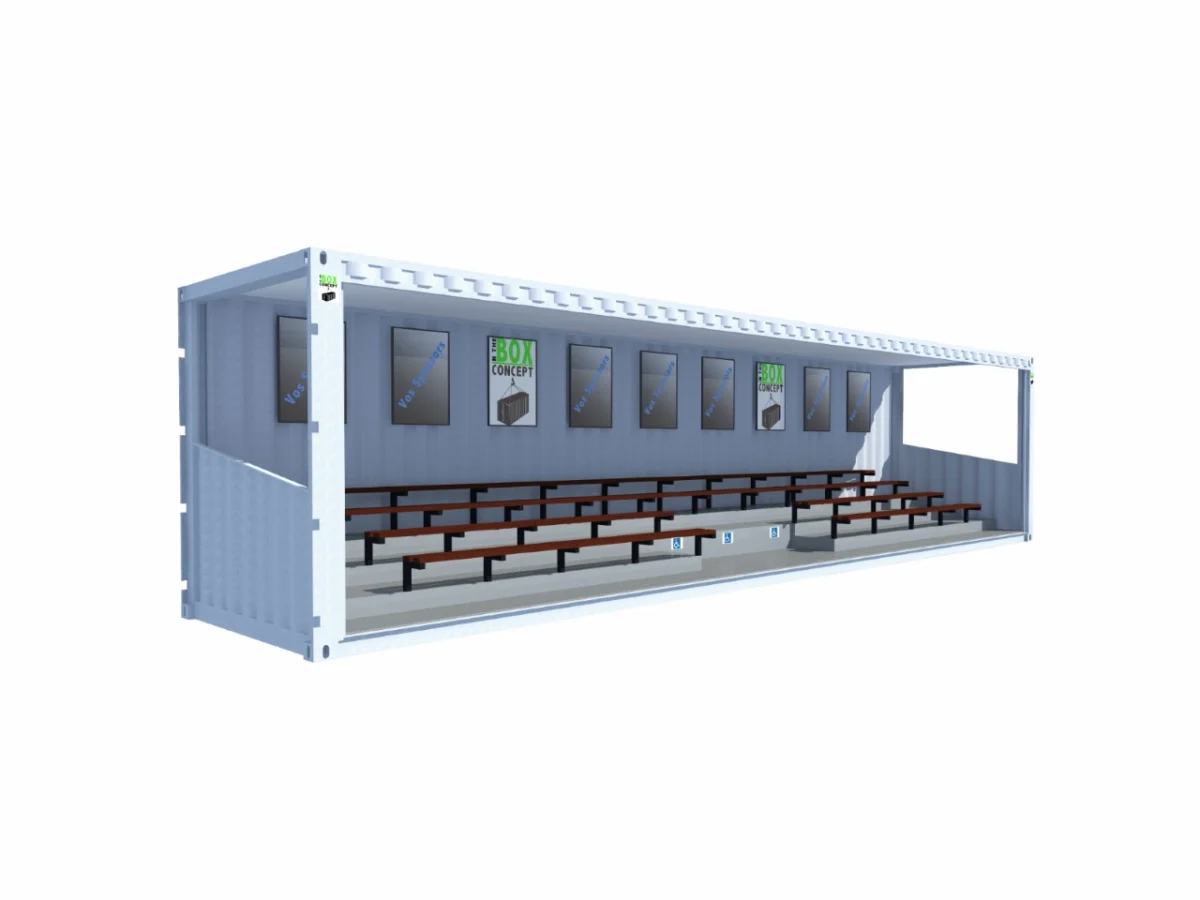 Tribunes 81 places dont 3 places PMR en container de 40 pieds – Image 4