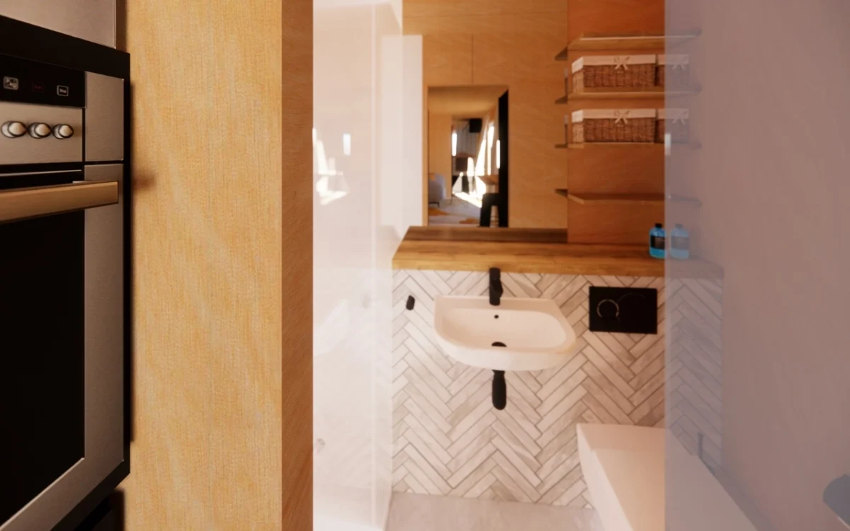 Studio container ECOLOGIA 40 pieds 23 m² habitables [1 chambre] avec bardage – Image 17