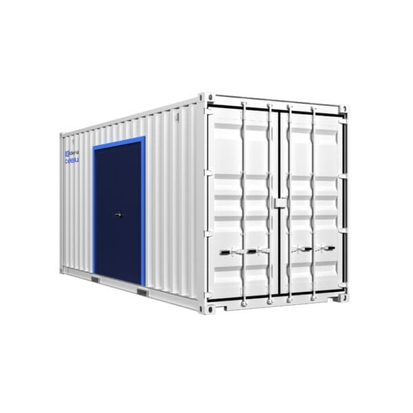 Local de stockage en container de 20 pieds avec porte de service double