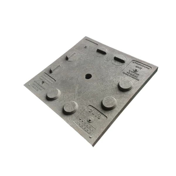 Plaque de calage pour containers sur sols durs