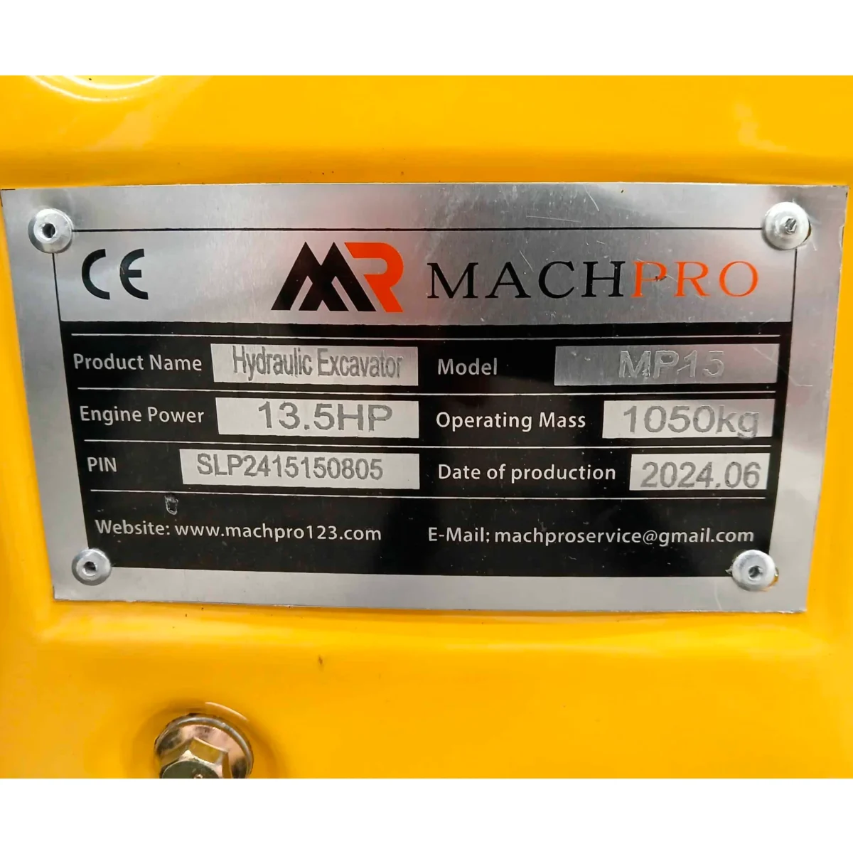 Mini-pelle Machpro MP15 – Image 9