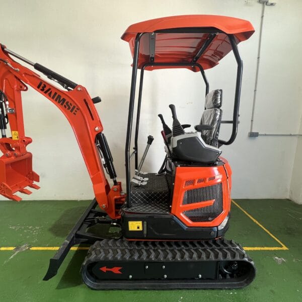 Mini Pelle Rotative BAIMSE 1800 kg, Moteur Kubota 3 Cylindres