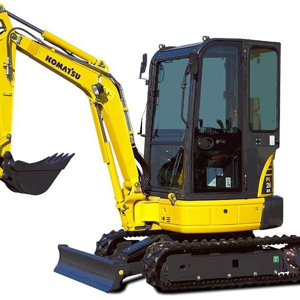 Komatsu PC26MR-3, (2013), 4132 heures, 2.8T – occasion
