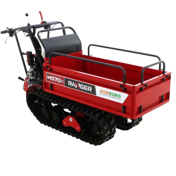 Brouette-motorisée à chenilles-extensible-ranger-M570-H-moteur-honda-GX200