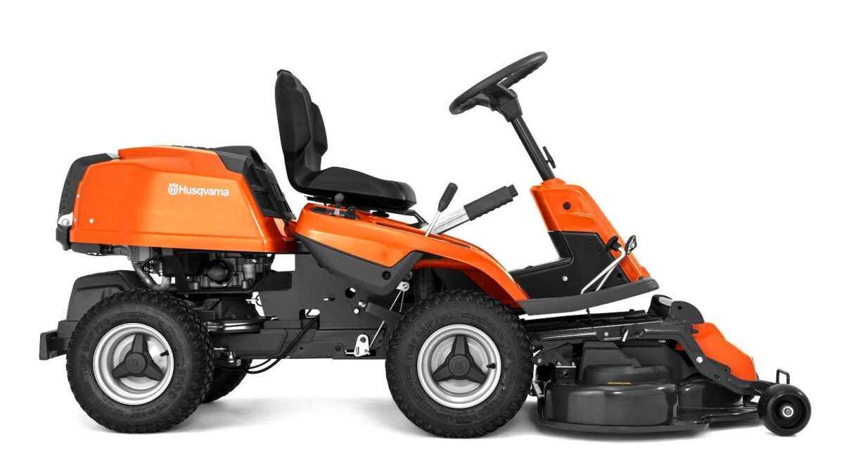 Tracteur à essence Husqvarna R 214TC + plateau de coupe Combi 94 – Image 2